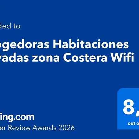 Pensión Acogedoras Privadas Zona Costera Wifi